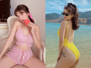 Đời sống Showbiz - Sau mặc áo ngủ tạo dáng phản cảm, Sĩ Thanh tung bộ ảnh bikini nóng “bỏng mắt”