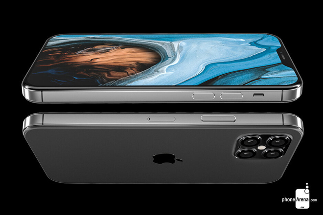 iPhone 12 Pro sẽ có thiết kế cạnh vuông, 4 camera sau.