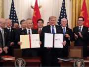 Thế giới - Ông Trump chính thức ký thỏa thuận thương mại đầu tiên với Trung Quốc