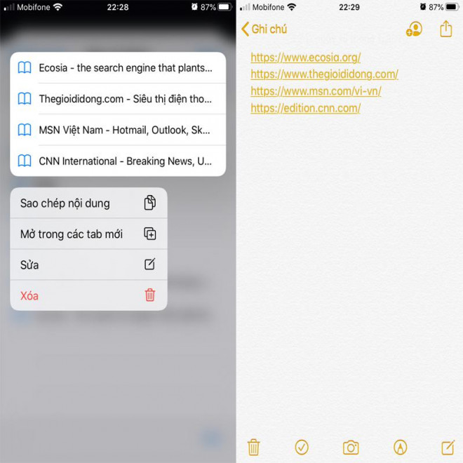 Những thao tác nhấn giữ trên Safari của iPhone - 2