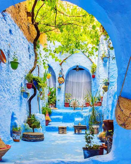 Chefchaouen: Viên ngọc xanh tươi mát của châu Phi - 2