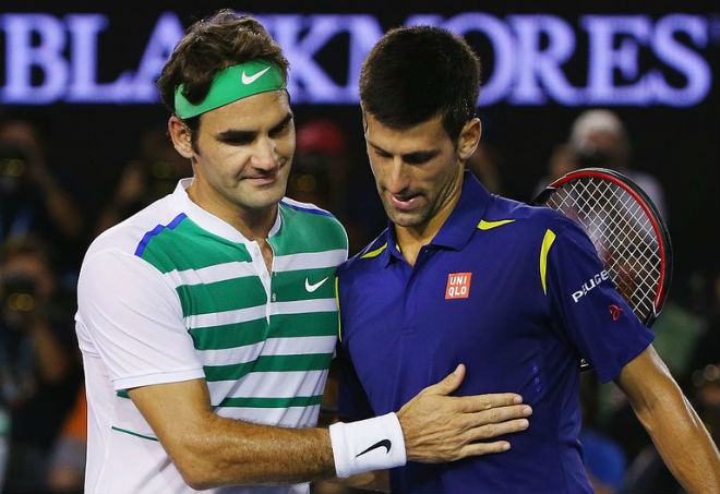 Federer và Djokovic đều đã cùng có 7 lần vào chung kết Australian Open