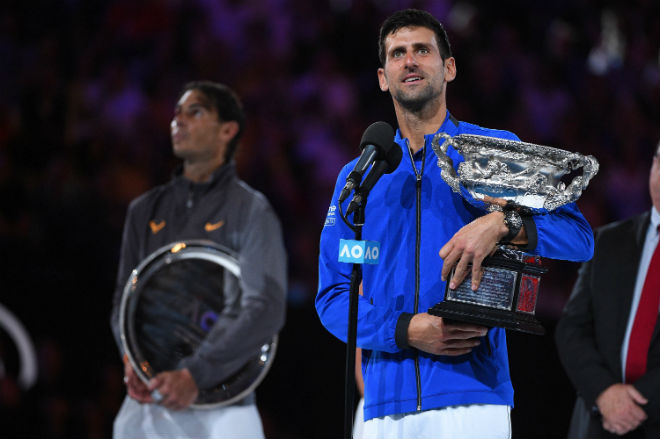 Djokovic nhớ mãi chiến tích thắng nhàn Nadal ở chung kết Australian Open năm ngoái