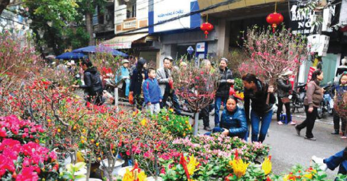 Chợ hoa Tết và thú chơi hoa