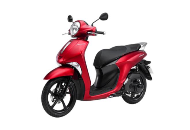 Yamaha Janus màu đỏ.