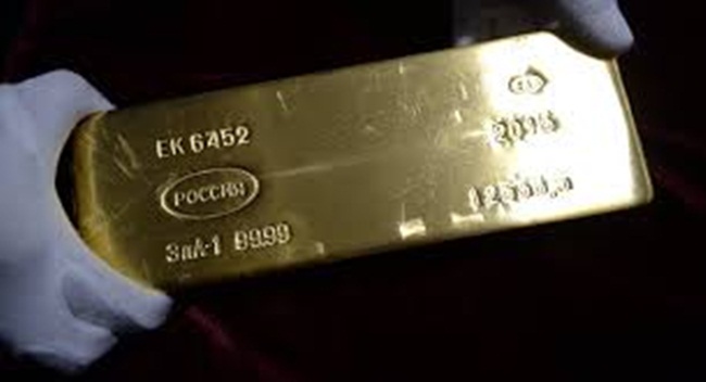 Tháng 9/2019, các tờ báo đưa tin giá trị vàng dự trữ của Nga đã tăng 42% trị giá 109,5 tỷ USD