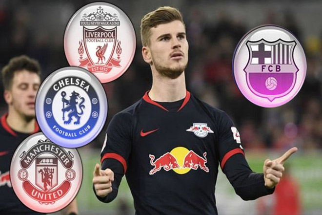 Liverpool cần phải cạnh tranh với MU, Barcelona và Chelsea để có được chữ ký của Timo Werner