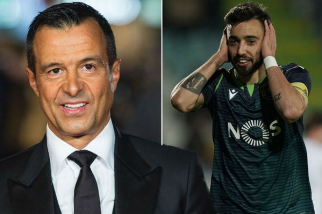 Jorge Mendes - Siêu cò thân Ronaldo và là người đại diện của Bruno Fernandes lên tiếng cảnh báo MU có thể bị các đội bóng lớn khác nẫng tay trên "bom tấn" này&nbsp;