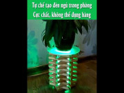 Bạn trẻ - Cuộc sống - Clip: Cách tự chế đèn ngủ cực chất không đụng hàng