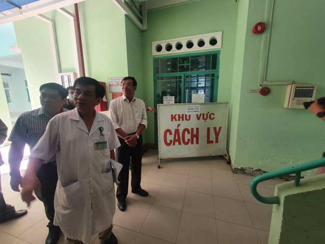 Khu vực cách ly, nơi cháu bé người Trung Quốc kiểm tra virus Corona