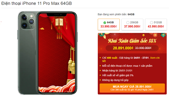 Top smartphone giảm giá &#34;sốc&#34; đón Chuột Vàng, rinh ngay kẻo lỡ - 1