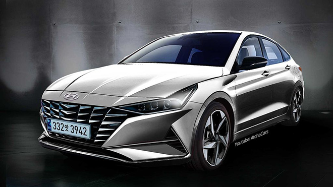 Hyundai Elantra thế hệ mới lộ diện bản phác thảo với thiết kế ấn tượng - 1