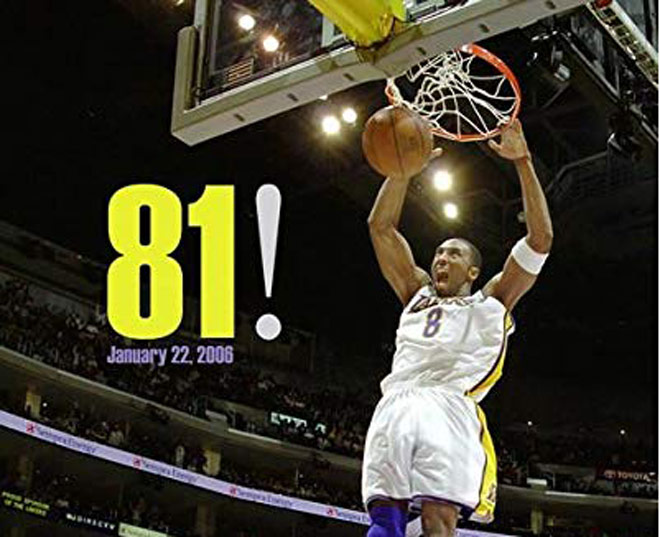 Kobe Bryant ghi tới 81 điểm trong trận đấu diễn ra vào năm 2006