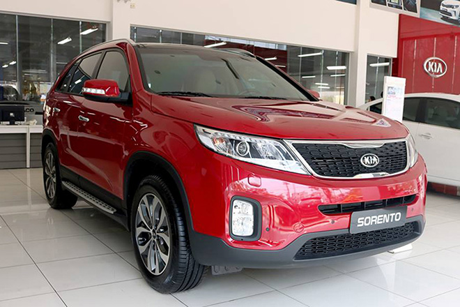 Mẫu xe KIA Sorento đang được phân phối tại thị trường Việt Nam.