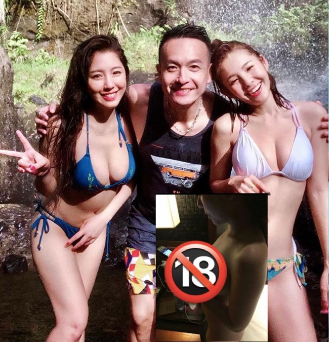 Sự việc bắt nguồn từ tháng 4.2019, khi Vĩ Ngư &#40;bikini trắng&#41; lên tiếng tố cáo cô bạn thân Nono &#40;bikini xanh&#41; chụp lén ảnh khỏa thân của mình khi đang thay đồ và gửi cho người tình Nono cùng xem.