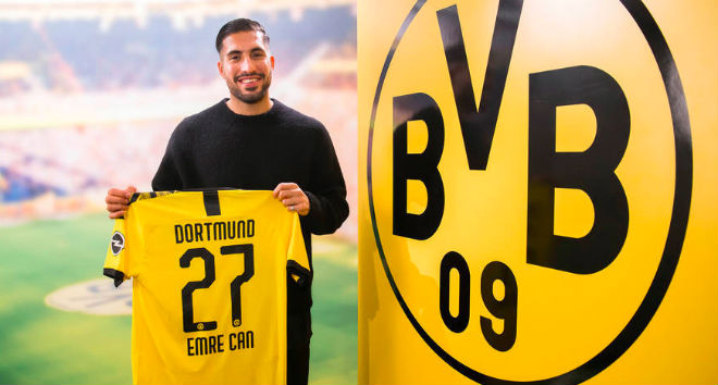 Emre Can kịp hồi hương chơi cho Dortmund trước khi "phiên chợ Đông" năm nay đóng cửa