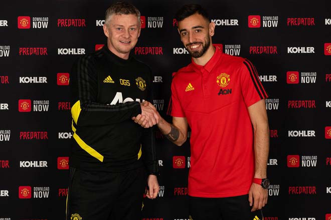 Bruno Fernandes gia nhập MU