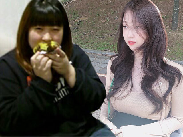 Cô gái Hàn nặng 101kg trẻ con nhìn thấy khóc thét, giảm cân xinh như tiên nữ