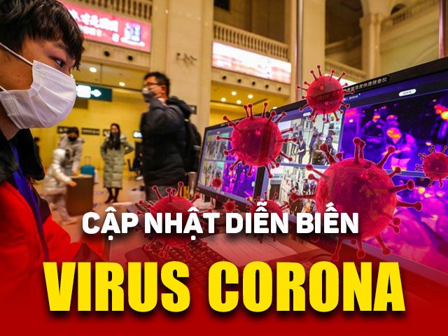 Đến 7h ngày 2/2/2020, số người mắc bệnh viêm phổi do virus Corona gây ra trên thế giới là 14.550 trường hợp