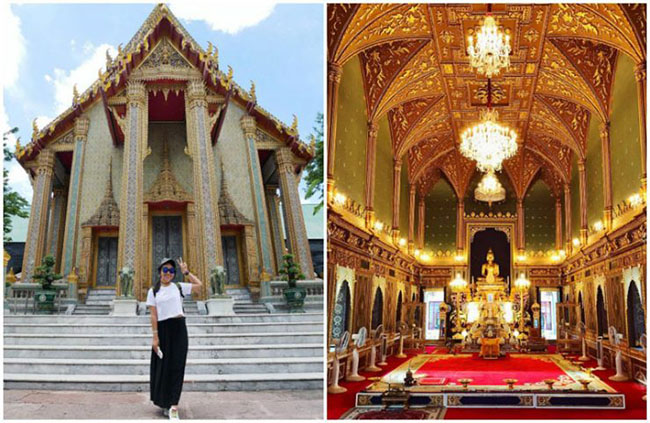 Wat Ratchabophit, Bangkok: Wat Ratchabophit là một ngôi đền rất độc đáo, mang nhiều nét kiến trúc giao thoa giữa các nước từ Thái Lan, Sri Lanka đến Ý. Nội thất của nó thậm chí còn giống với nhà thờ gothic châu Âu.
