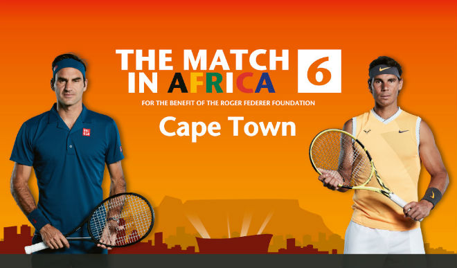 Federer và Nadal chuẩn bị đánh biểu diễn ở Nam Phi