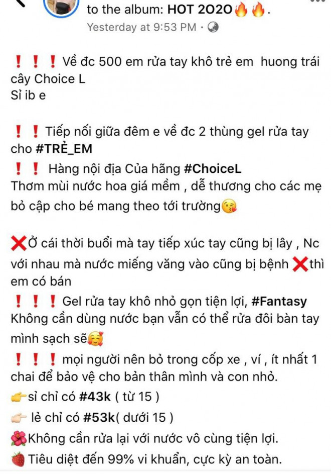 Gel rửa tay khô