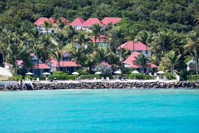 Les Ilets de la Plage ở Saint Barthelemy. Ảnh: PIERRE CARREAU