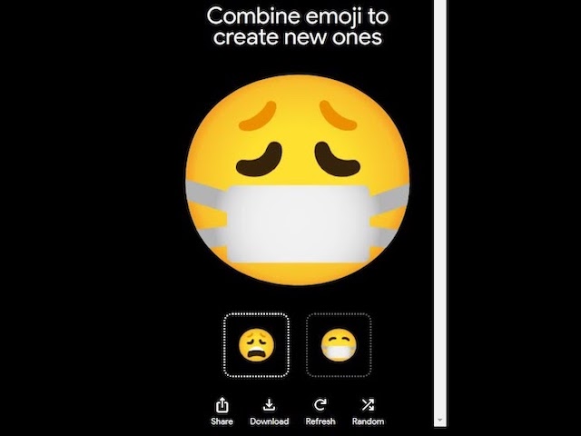 Google cho phép tự chế emoji, chẳng hạn 'tình yêu khẩu trang thời dịch Corona'