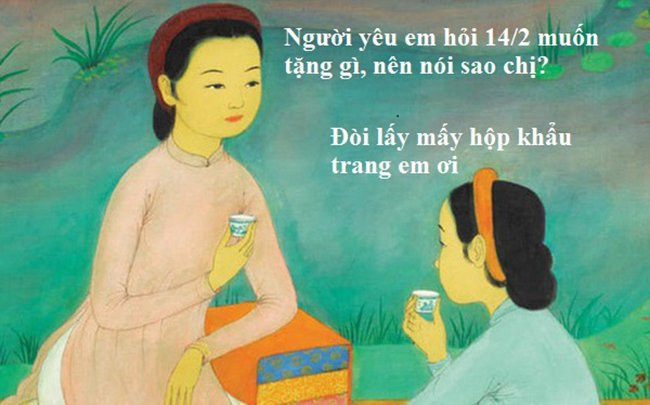 Cứ theo xu hướng hiện tại mà đòi quà thôi chị em.