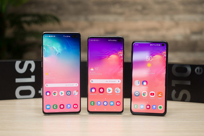 Galaxy S10+, Galaxy S10 và Galaxy S10e.