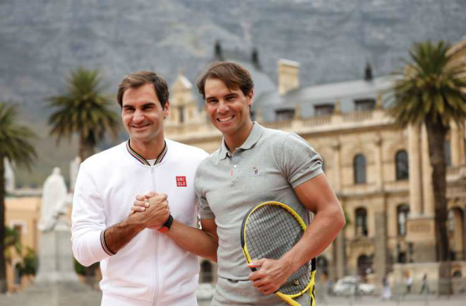 Federer - Nadal thể hiện tình bạn cao quý