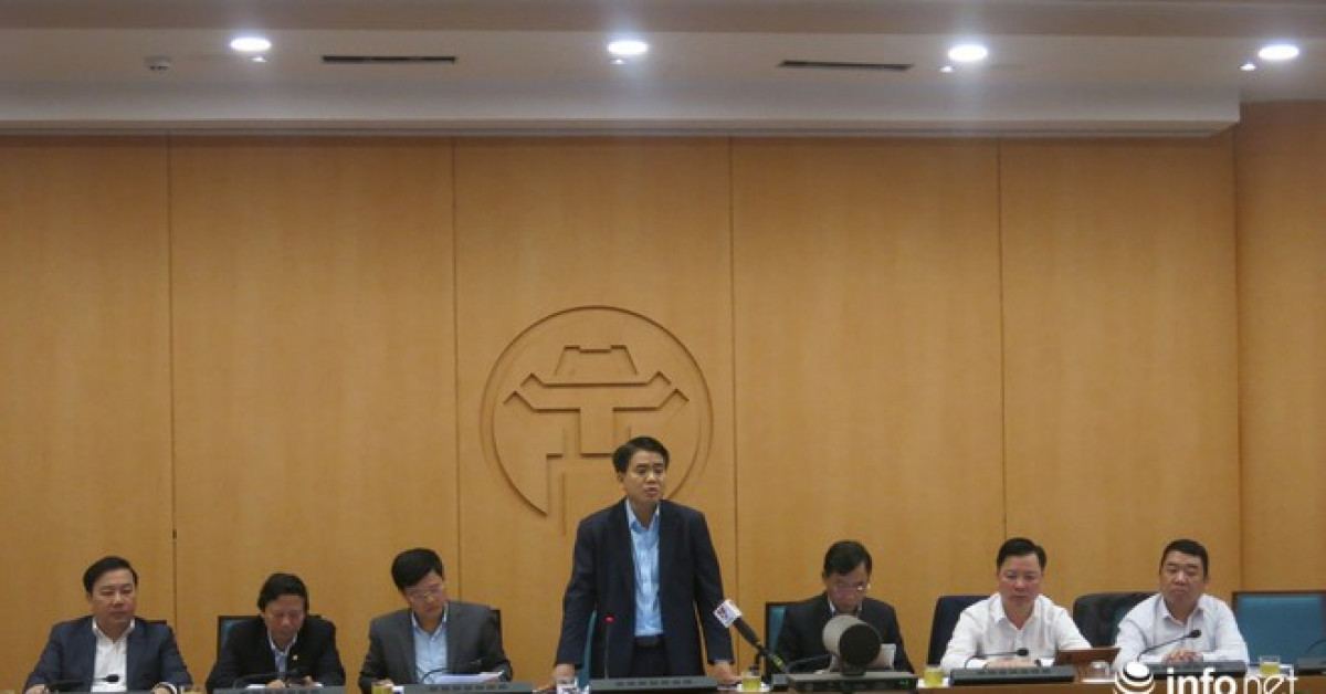 Chủ tịch UBND TP Hà Nội Nguyễn Đức Chung phát biểu tại kỳ họp&nbsp;
