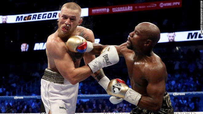 Mayweather gần như không tập luyện trước trận đấu với McGregor vào năm 2017