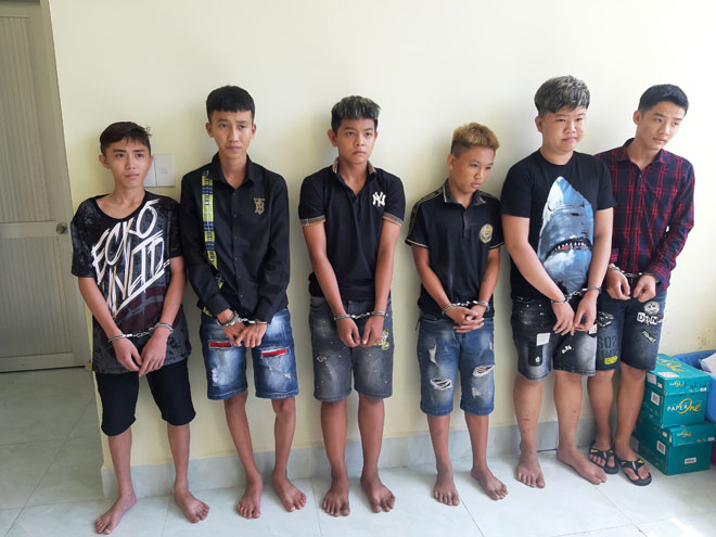 Các đối tượng trong băng cướp sa lưới