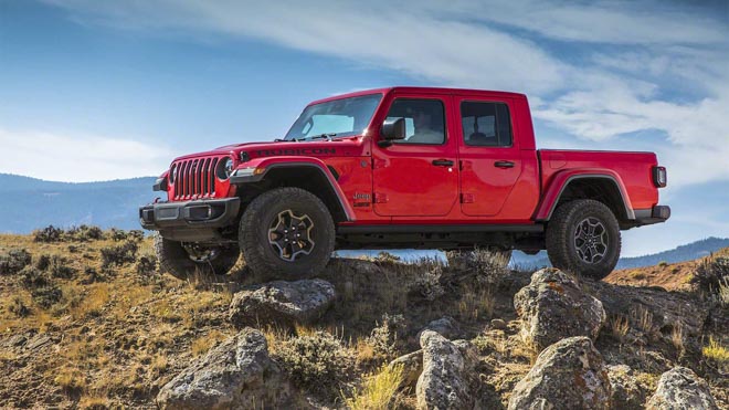 Dòng Jeep Gladiator nguyên mẫu.