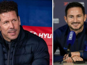 Bóng đá - Chelsea như &quot;lửa đốt&quot; trước đại chiến MU: Rộ tin Lampard bị Simeone &quot;đá ghế&quot;