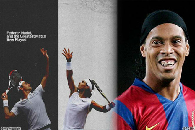 Sau đại chiến giữa Federer và Nadal ở chung kết Wimbledon 2008, cuộc đời và sự nghiệp của Ronaldinho cũng sắp được đưa lên phim