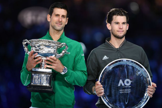 Tài năng trẻ người Áo dường như đã quên nỗi đau thua Djokovic ở trận chung kết 5 set nghẹt thở tại Australian Open