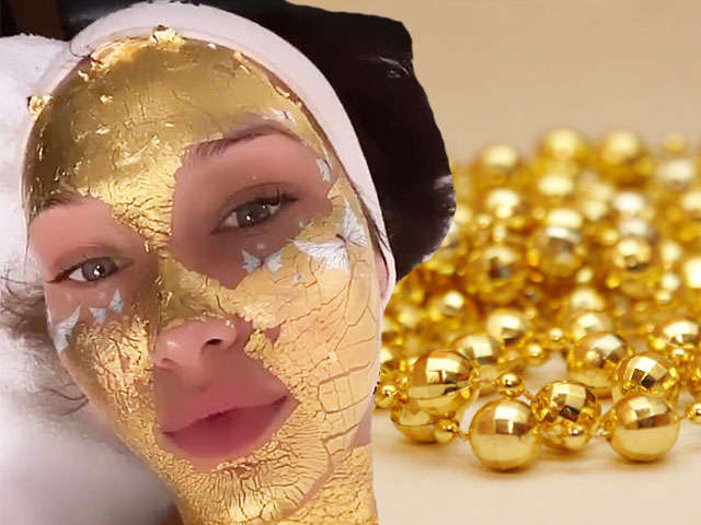 Bella Hadid đắp mặt nạ vàng thật để có diện mạo hoàn hảo nhất thế giới