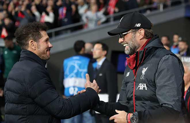 Simeone và Klopp trước màn đấu trí hứa hẹn căng thẳng