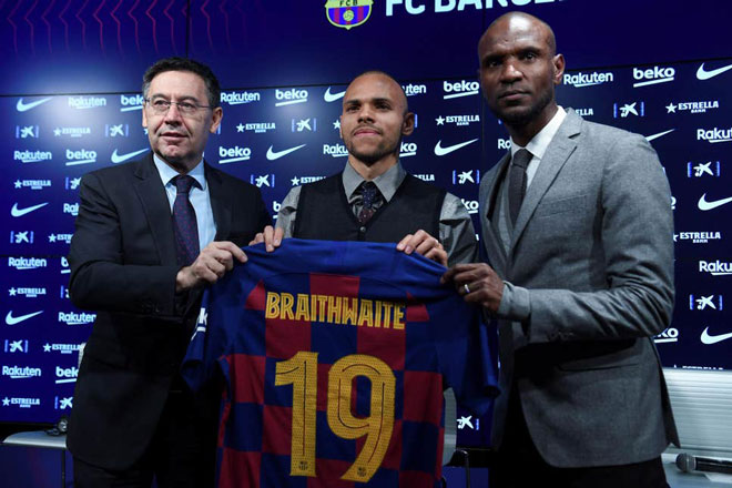 Barcelona vừa có bản hợp đồng mới mang tên Braithwaite