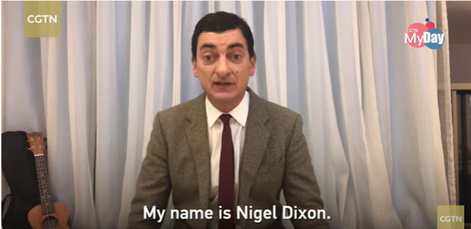 Nam diễn viên hài Nigel Dixon được coi là bản sao Mr Bean