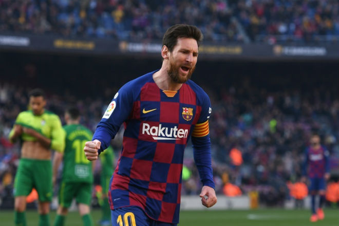 Messi lần thứ 2 trong sự nghiệp lập cú poker cho Barca vào lưới Eibar