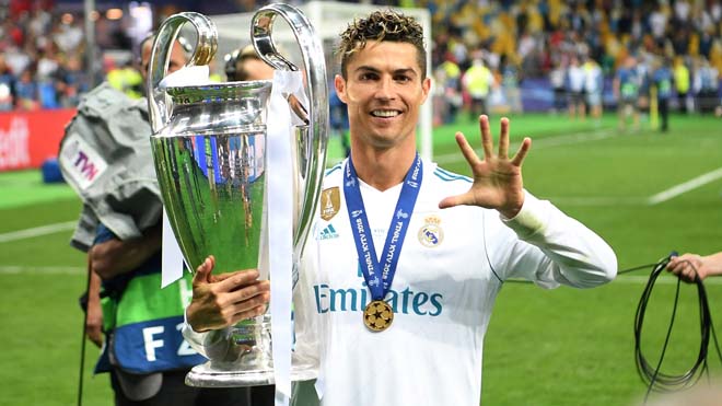 Ronaldo đang hướng đến danh hiệu Champions League thứ 6 trong sự nghiệp