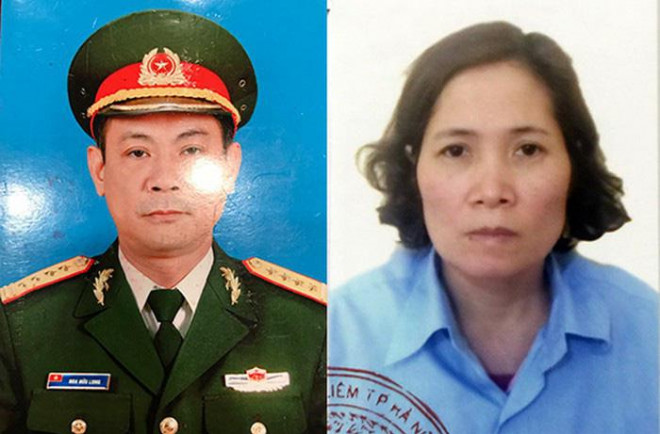 Cặp vợ chồng Hoa Hữu Long và Cao Thị Kim Loan