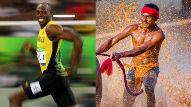 Có thể người khác chạy nhanh hơn Bolt nhưng là do họ có sự trợ giúp