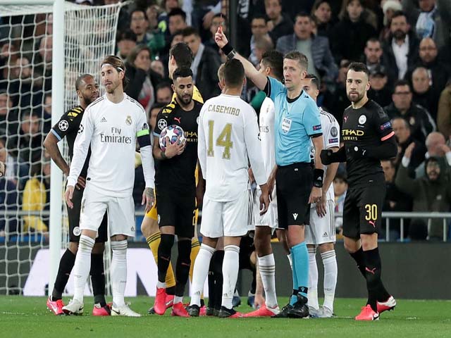 Bóng đá - Rực lửa đại chiến Real Madrid - Man City: Thẻ đỏ Ramos &amp; De Bruyne siêu phàm