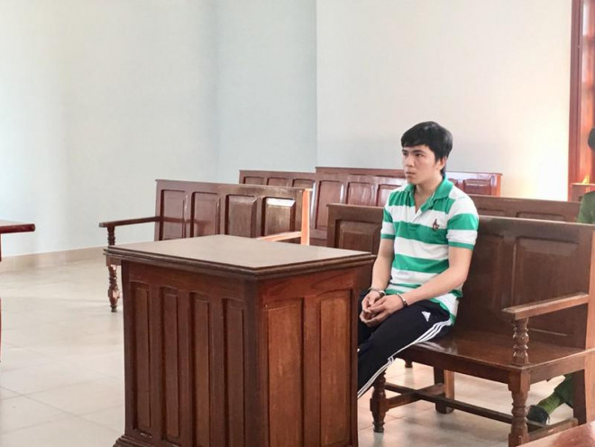 Bị cáo Trịnh Vũ Phương tại tòa. Ảnh: Nhẫn Nam