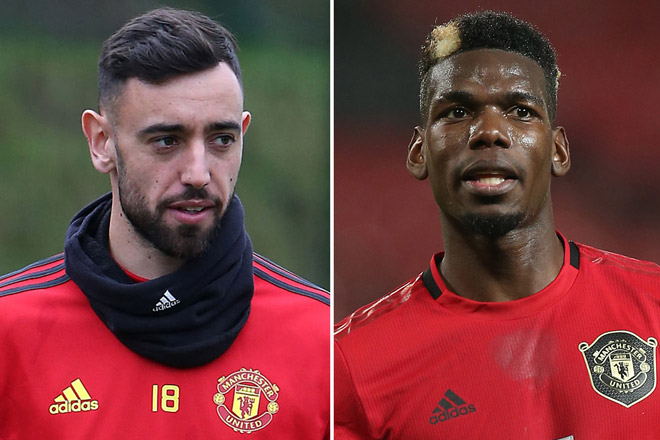 Bruno Fernandes đang khiến Pogba rơi dần vào quên lãng