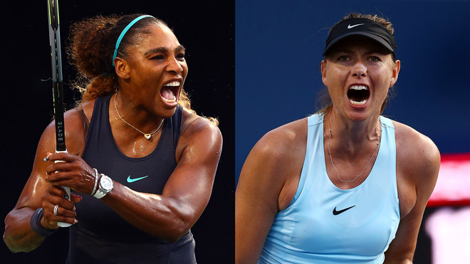 Serena có Wozniacki là bạn thân trong giới tennis, nhưng Sharapova không chơi thân ai cả